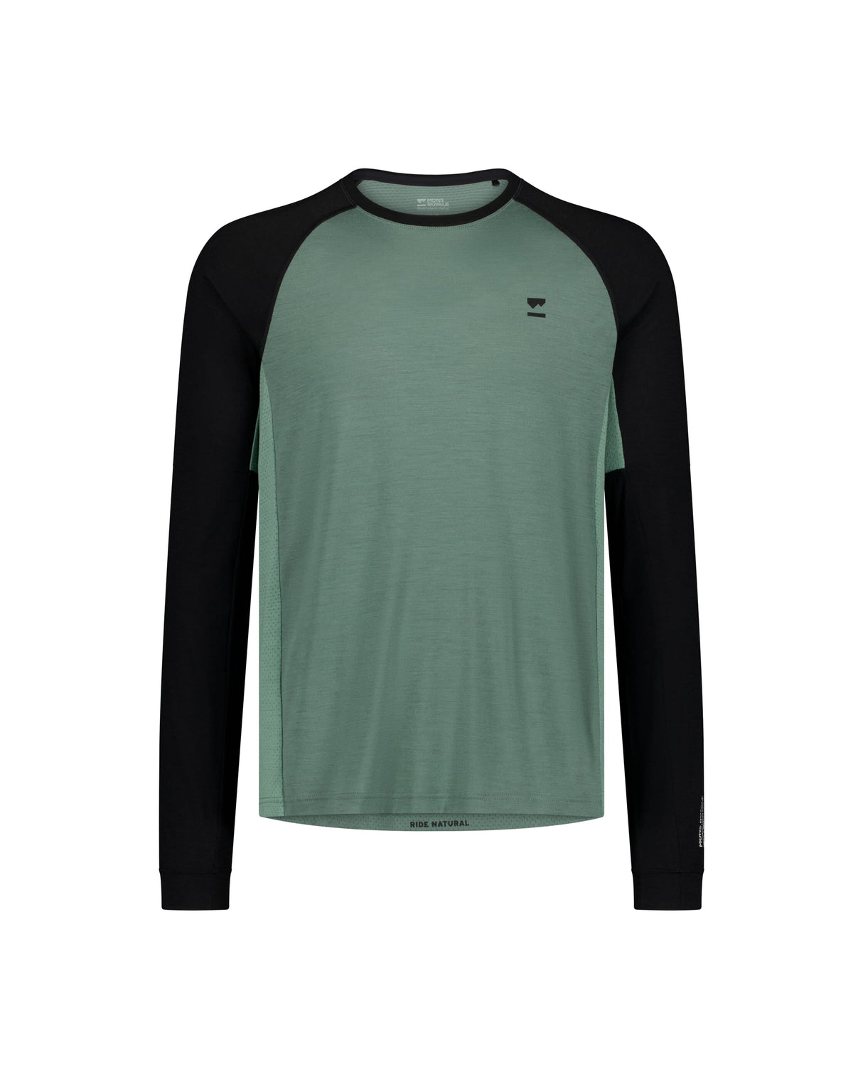 Mons Royale | Tarn Merino Long Sleeve - Cypress / Black / Thyme | Men's Bike Jersey - Bei 2-Cycle GmbH Freiburg entdecken!