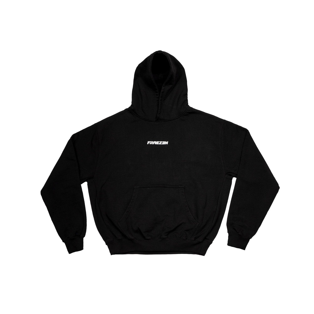 FRAEZEN Oversized Fit Hoodie black