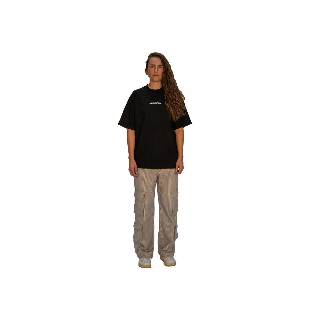 FRAEZEN Oversized Fit Shirt black
