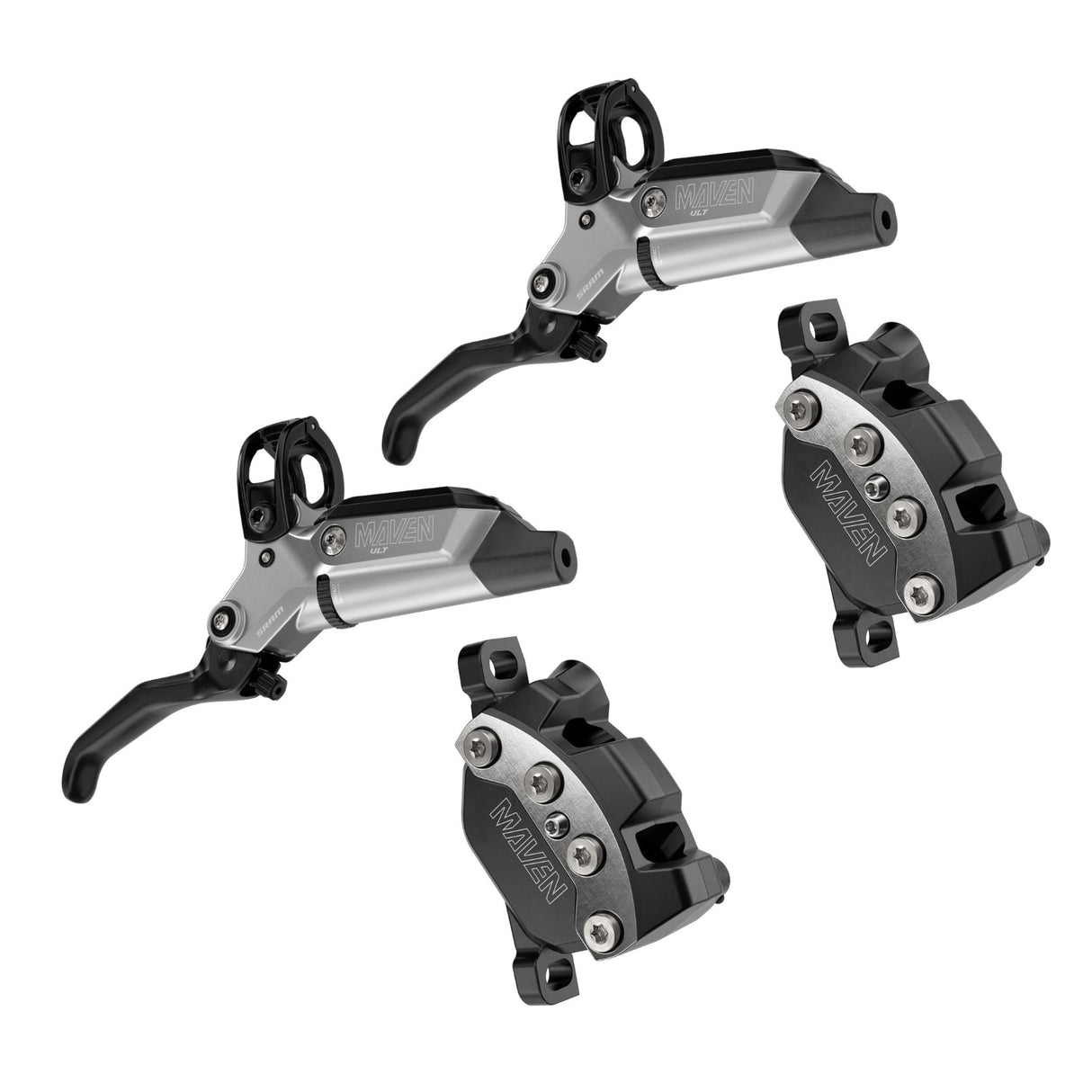 SRAM Maven Ultimate Stealth front and rear disc brake set