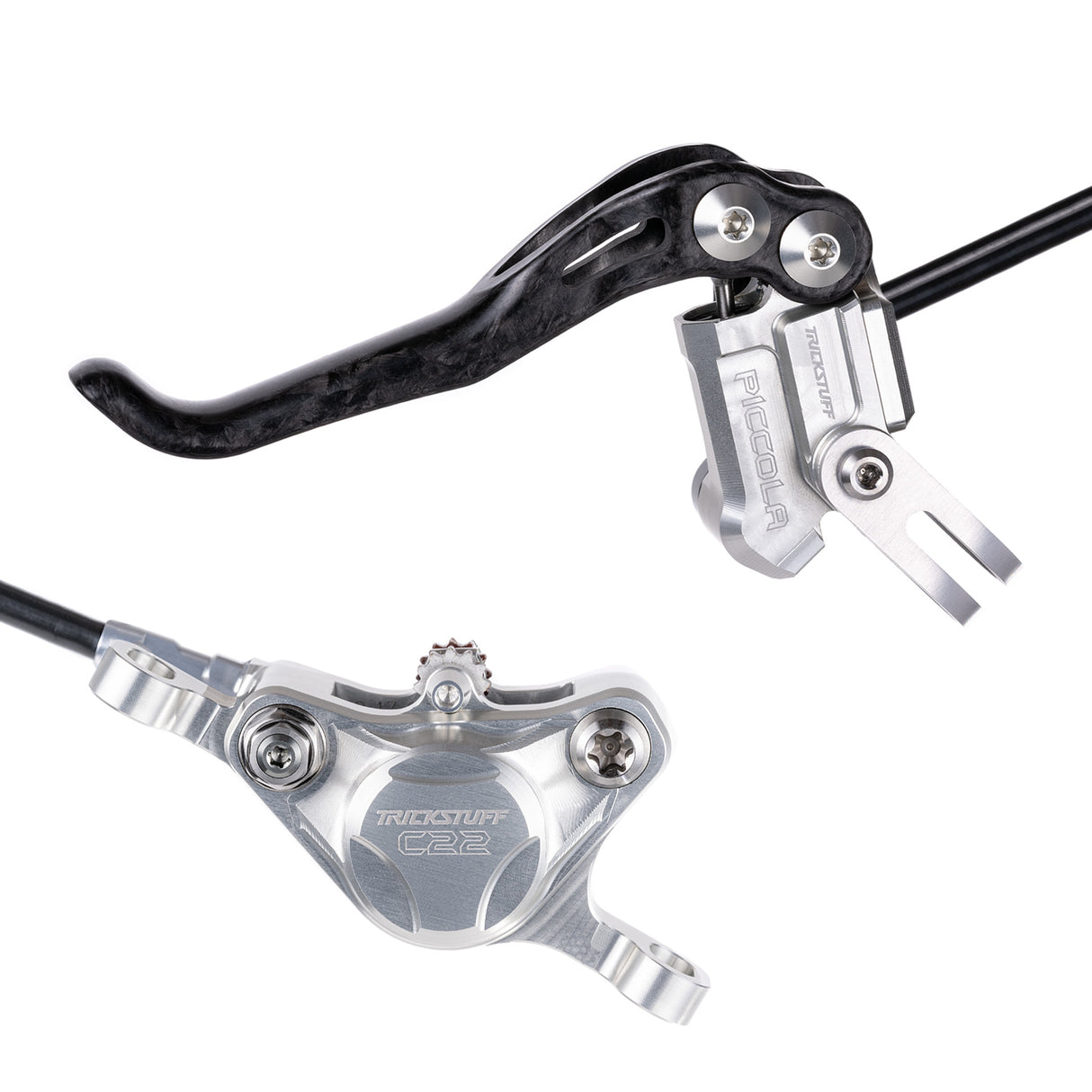 Trickstuff Piccola Carbon V+H disc brake set