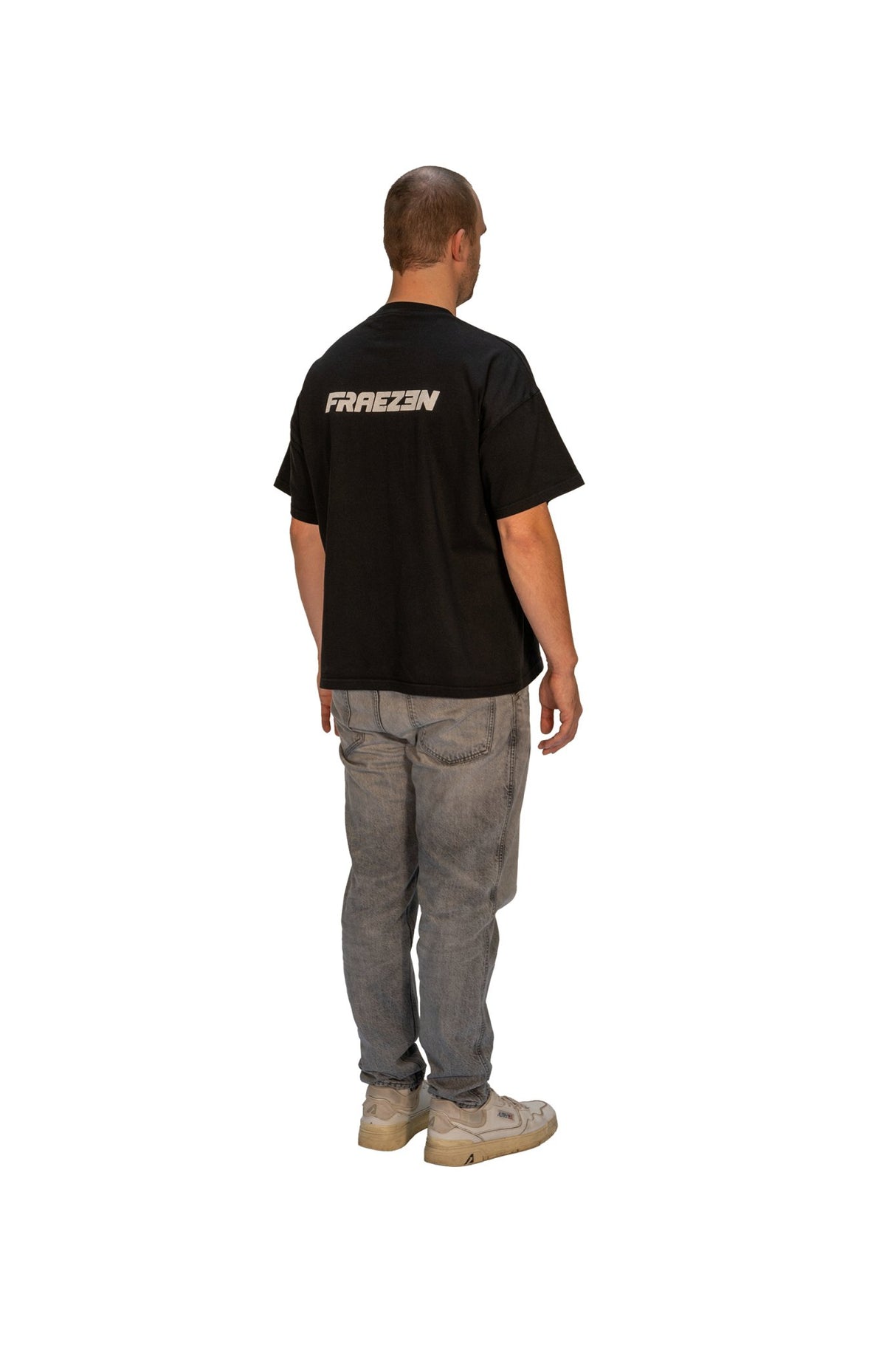 FRAEZEN Oversized Fit Shirt black