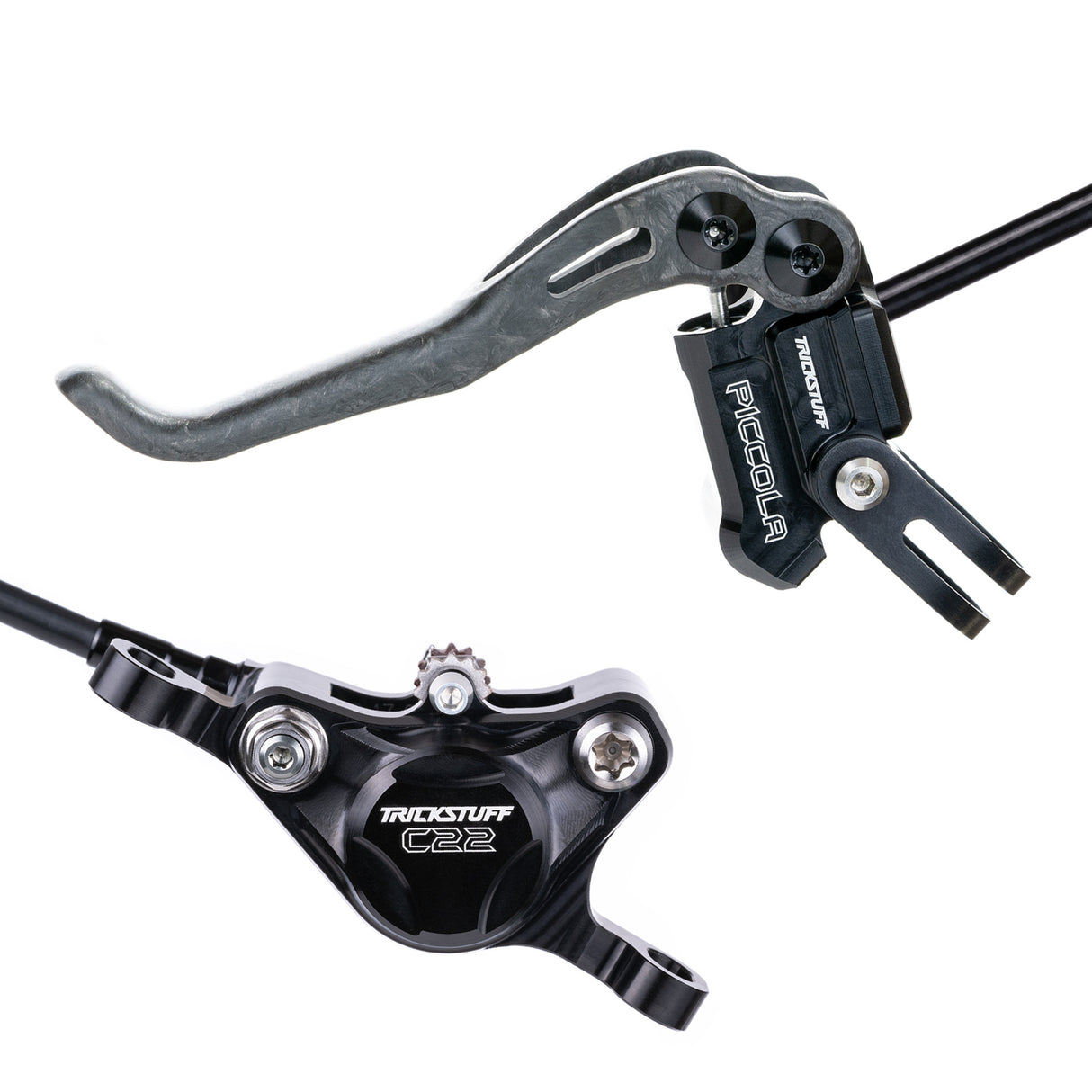 Trickstuff Piccola Carbon V+H disc brake set