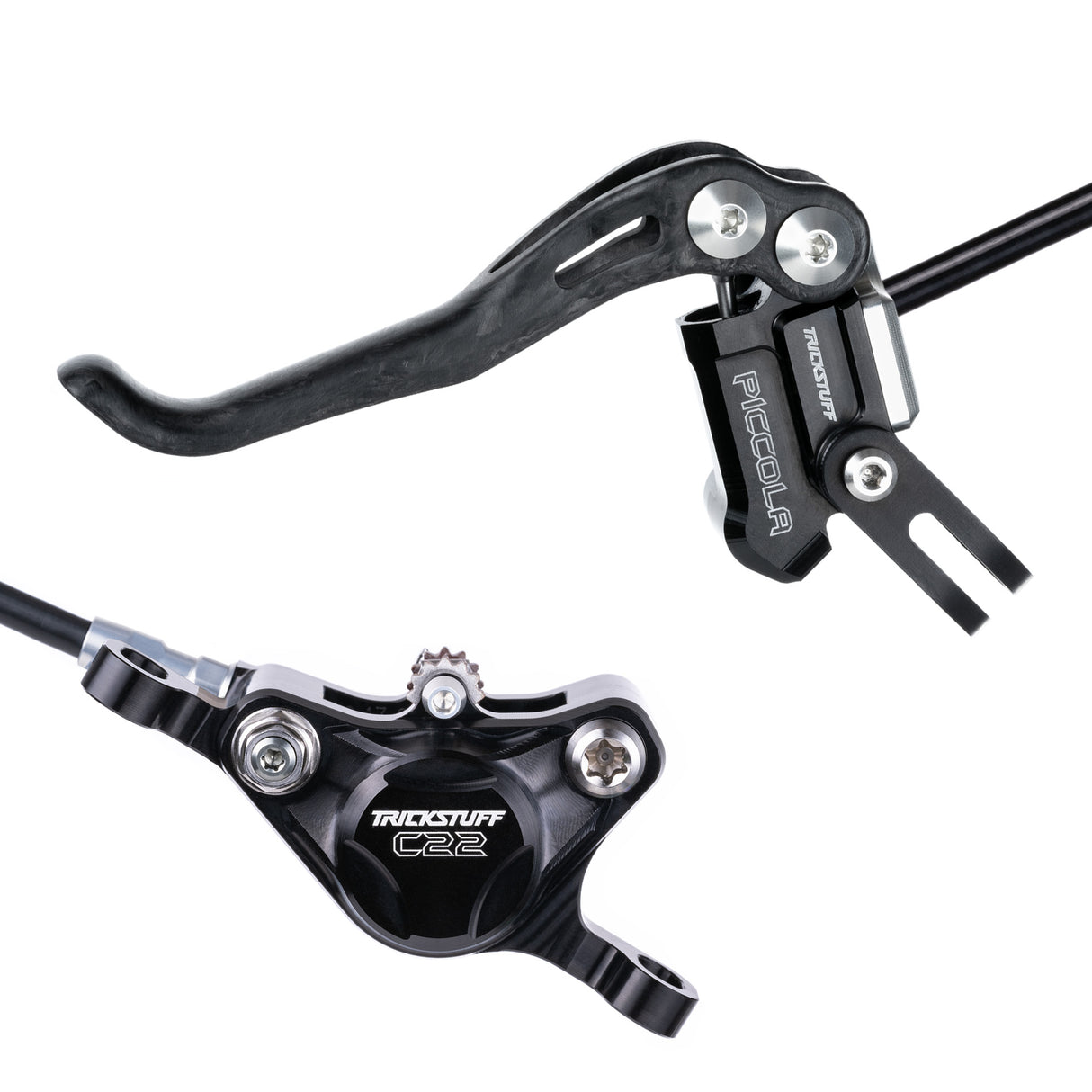 Trickstuff Piccola Carbon V+H disc brake set