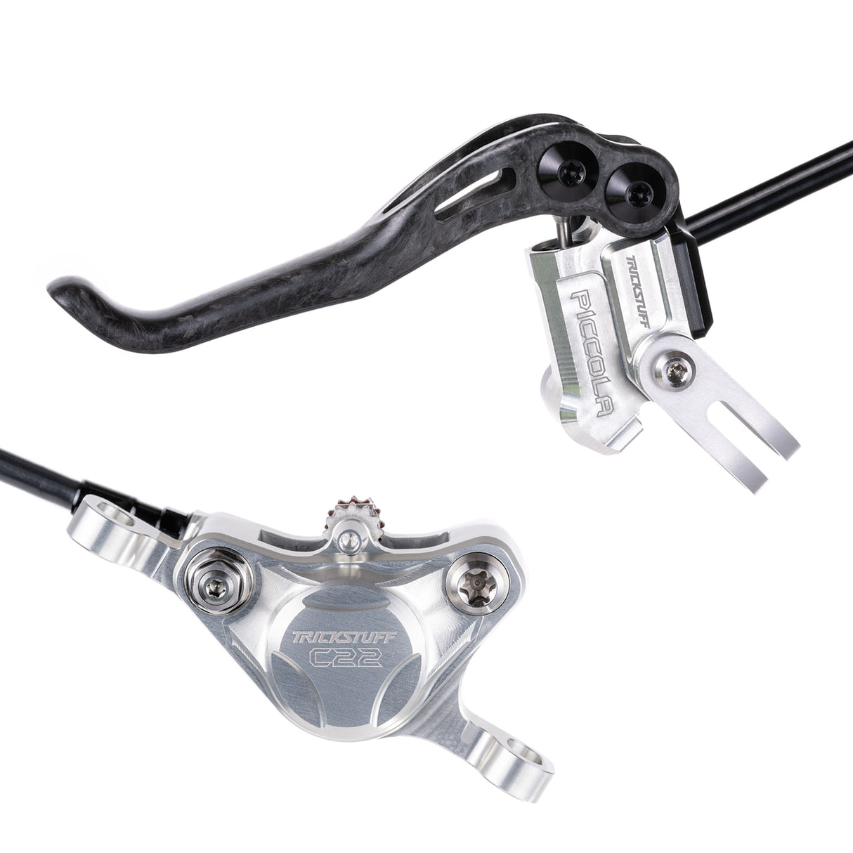 Trickstuff Piccola Carbon V+H disc brake set